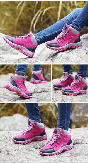 Chaussures de randonnée / bottes de montagne pour femme "Abnkarwin - ABN3340" - Planète Rando