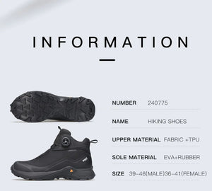 Les Humtto Chaussures de randonnée mid-top "HT-240775A" pour homme offrent une semelle antidérapante robuste, système de laçage BOA et la Technologie Event® Dynamic Waterproof. Idéales pour l'aventure outdoor, elles gardent vos pieds au sec.