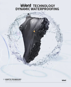 Les Humtto Chaussures de randonnée mid-top "HT-240775A" pour homme offrent une semelle antidérapante robuste, système de laçage BOA et la Technologie Event® Dynamic Waterproof. Idéales pour l'aventure outdoor, elles gardent vos pieds au sec.