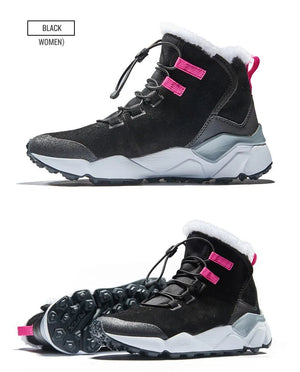 Chaussures de randonnée en cuir véritable chaudes et imperméables pour femme "Rax - Warm" - Planète Rando