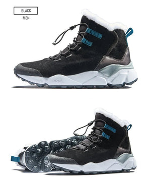 Chaussures de randonnée en cuir véritable chaudes et imperméables pour femme "Rax - Warm" - Planète Rando