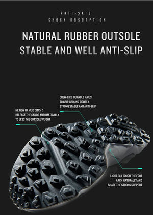 Chaussures de randonnée en cuir véritable chaudes et imperméables pour homme "Rax - Warm" - Planète Rando