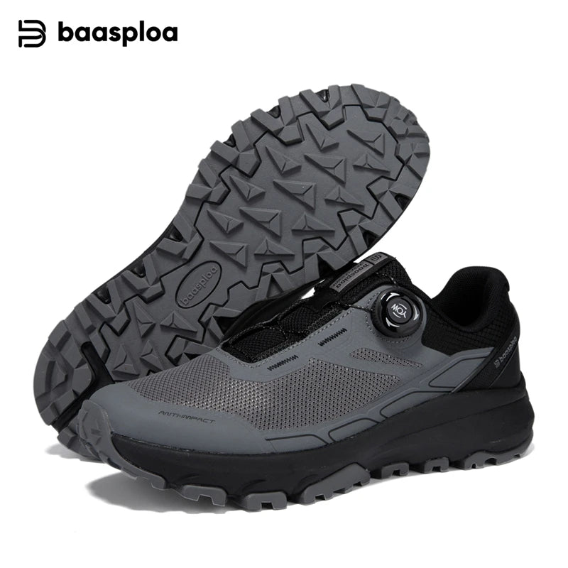 Chaussures de randonnée en maille respirante antidérapantes anti - impact pour homme "Baasploa - W3049" - Planète Rando