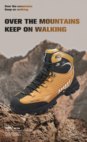Chaussures de randonnée high - top / bottines d'expédition 100% imperméables pour homme "HUMTTO - HT - 240662A" - Planète Rando