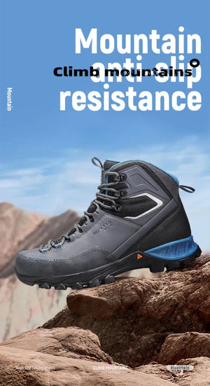 Chaussures de randonnée high - top / bottines d'expédition 100% imperméables pour homme "HUMTTO - HT - 240783A" - Planète Rando