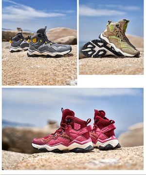 Chaussures de randonnée imperméables mid - top unisexe "RAX - 93 - 5B500" - Planète Rando