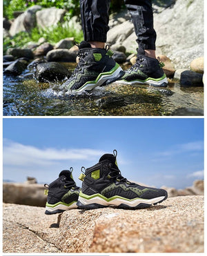 Chaussures de randonnée imperméables mid - top unisexe "RAX - 93 - 5B500" - Planète Rando