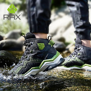 Chaussures de randonnée imperméables mid - top unisexe "RAX - 93 - 5B500" - Planète Rando