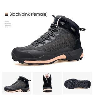 Chaussures de randonnée mid - top avec Splash - proof protection pour femme "HUMTTO - HT - 230078B" - Planète Rando