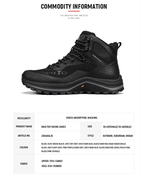 Chaussures de randonnée mid - top / bottines alpinisme avec Technologie Static Waterproof pour femme "HUMTTO - HT - 250460B" - Planète Rando