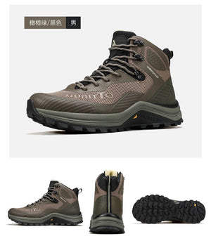 Chaussures de randonnée mid - top / bottines alpinisme avec technologie Static Waterproof pour homme "HUMTTO - HT - 250460A" - Planète Rando