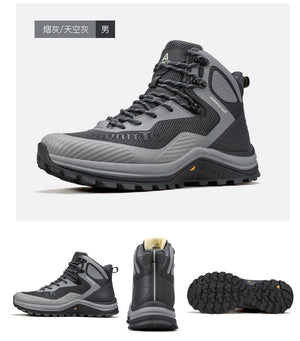 Chaussures de randonnée mid - top / bottines alpinisme avec technologie Static Waterproof pour homme "HUMTTO - HT - 250460A" - Planète Rando