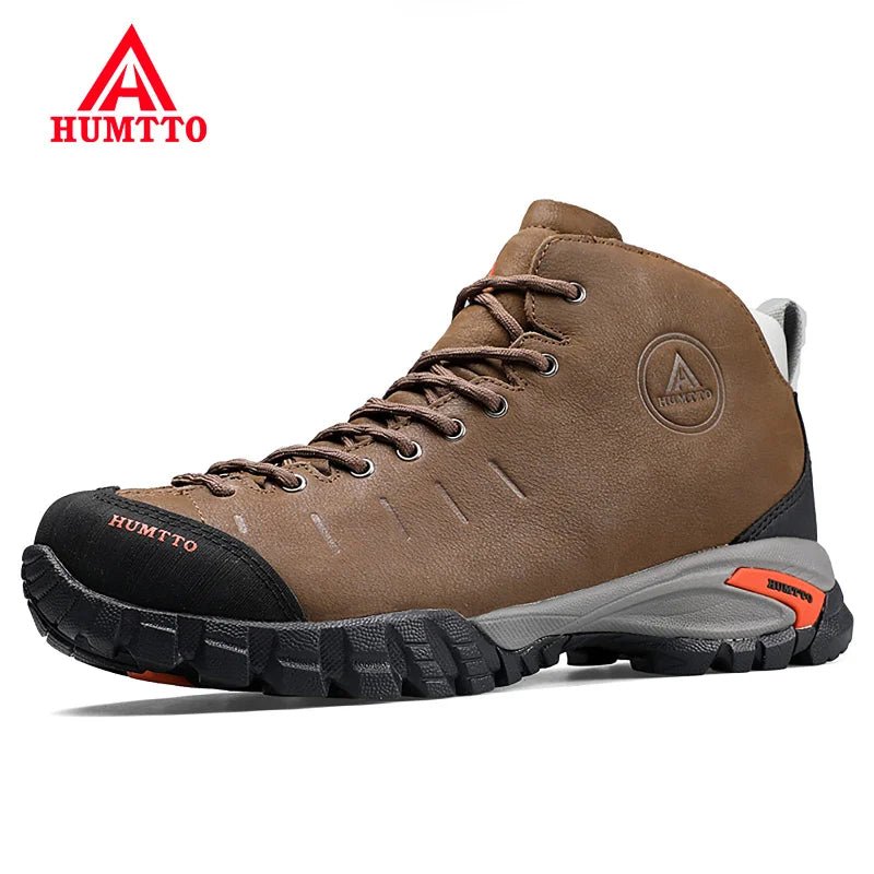 Chaussures de randonnée mid - top / bottines d'expédition 100% imperméables pour homme "HUMTTO - HT - 210371A" - Planète Rando