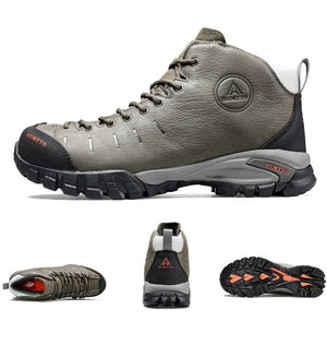Chaussures de randonnée mid - top / bottines d'expédition 100% imperméables pour homme "HUMTTO - HT - 210371A" - Planète Rando