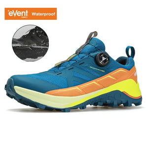 Les chaussures de trail Humtto RKT Explosive Force pour homme sont dotées de la technologie eVent® Dynamic Waterproof, de semelles robustes et d'un système de laçage rapide - des chaussures imperméables homme idéales pour le confort et la performance dans toutes les aventures.