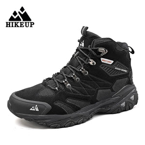 Chaussures de trekking montantes / bottes d'hiver avec HikeGrip en daim imperméable pour homme "HIKEUP - 20213" - Planète Rando
