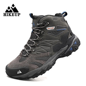 Chaussures de trekking montantes / bottes d'hiver avec HikeGrip en daim imperméable pour homme "HIKEUP - 20213" - Planète Rando