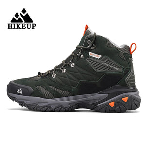 Chaussures de trekking montantes / bottes d'hiver avec HikeGrip en daim imperméable pour homme "HIKEUP - 20213" - Planète Rando