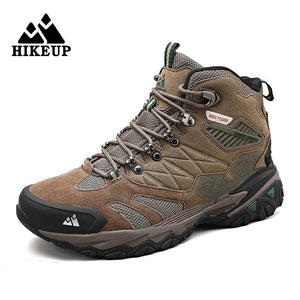 Chaussures de trekking montantes / bottes d'hiver avec HikeGrip en daim imperméable pour homme "HIKEUP - 20213" - Planète Rando