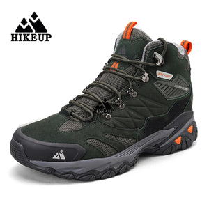 Chaussures de trekking montantes / bottes d'hiver avec HikeGrip en daim imperméable pour homme "HIKEUP - 20213" - Planète Rando