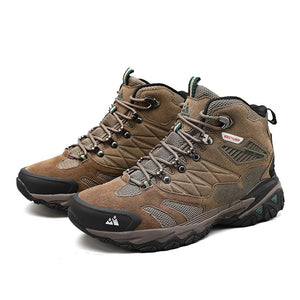 Chaussures de trekking montantes / bottes d'hiver avec HikeGrip en daim imperméable pour homme "HIKEUP - 20213" - Planète Rando