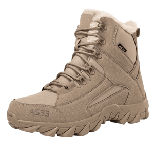 Chaussures high - top / bottines d'hiver imperméables avec doublure polaire pour homme "MX Outdoor - AS33" - Planète Rando