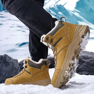 Chaussures mid - top / bottines d'hiver imperméables avec doublure polaire unisexe "Seven Outdoor - SE - 923 - 805" - Planète Rando