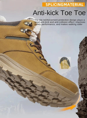 Chaussures mid - top / bottines d'hiver imperméables avec doublure polaire unisexe "Seven Outdoor - SE - 923 - 805" - Planète Rando