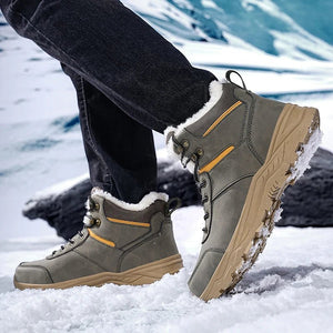 Chaussures mid - top / bottines d'hiver imperméables avec doublure polaire unisexe "Seven Outdoor - SE - 923 - 805" - Planète Rando