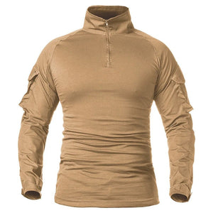 Chemise de combat à manches longues en coton ripstop pour homme "TACVASEN - LSTS139" - Planète Rando