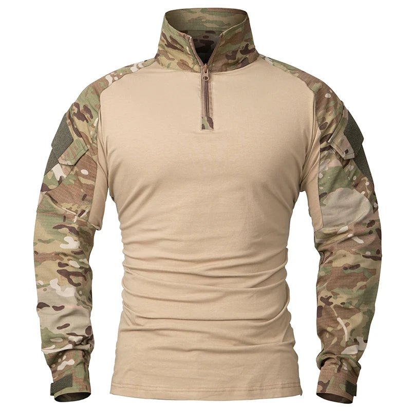 Chemise de combat à manches longues en coton ripstop pour homme "TACVASEN - LSTS139" - Planète Rando