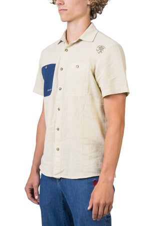 Chemisette de randonnée en coton et lin pour homme "Rafiki − JAM" - Planète Rando