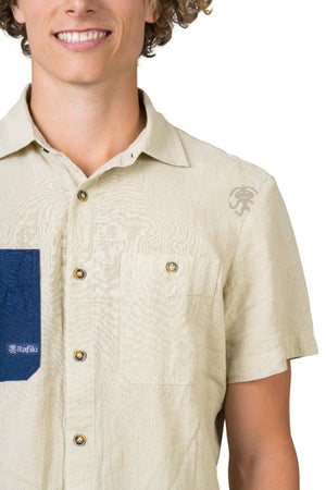 Chemisette de randonnée en coton et lin pour homme "Rafiki − JAM" - Planète Rando