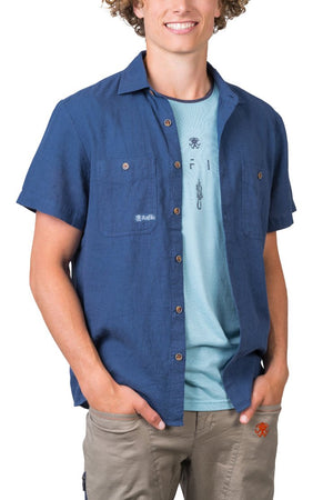 Chemisette de randonnée en coton et lin pour homme "Rafiki − JAM" - Planète Rando