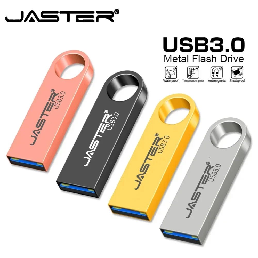 Clé USB 3.0 en métal jusqu'à 128GB "JASTER - Metal mini look" - Planète Rando