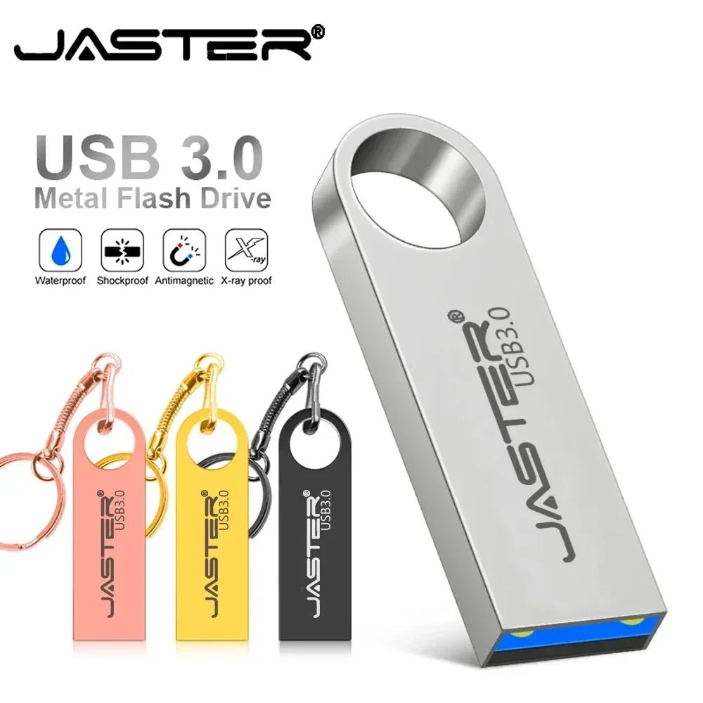 Clé USB 3.0 en métal jusqu'à 128GB "JASTER - Metal mini look" - Planète Rando