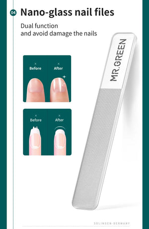Coffret de manucure portable comprenant un coupe - ongles et des outils de voyage "MR.GREEN - Portable Manicure Set" - Planète Rando