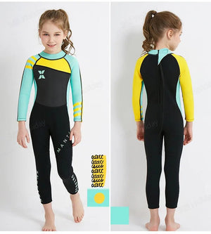 Combinaison de plongée intégrale en néoprène 2,5mm pour enfants "DIVE & SAIL - DS - M150556K" - Planète Rando