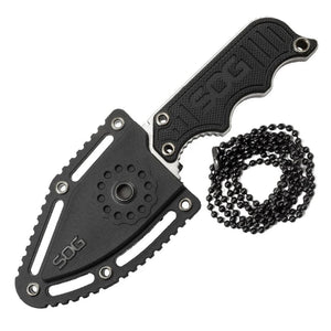 Couteau fixe de poche tactiques portable, autodéfense / EDC "SOG - Instinct mini G10 NB1002 - CP' - Planète Rando