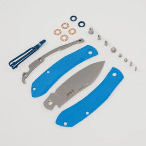 Couteau pliant de poche, lame 12C27 de camping en plein air, EDC "SANRENMU - 7315" - Planète Rando