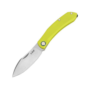 Couteau pliant de poche, lame 12C27 de camping en plein air, EDC "SANRENMU - 7315" - Planète Rando