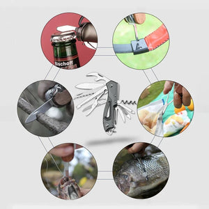 Couteau suisse multifonction EDC / camping "LSR2 - Multi - function knife" - Planète Rando