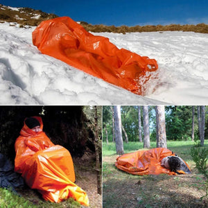 Couverture de survie / bivy / sac de couchage d'urgence pour le bivouac et la randonnée 120g "Lixada - Emergency bag" - Planète Rando