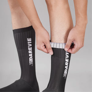 Couvre - chaussures antidérapant & imperméable pour cyclisme et bikepacking "DAREVIE - Aero" - Planète Rando