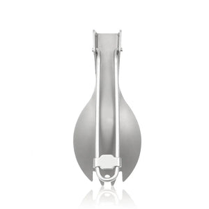 Cuillère - fourchette pliante en titane pour le camping et la randonnée "Tomshoo - Spoon - fork" - Planète Rando