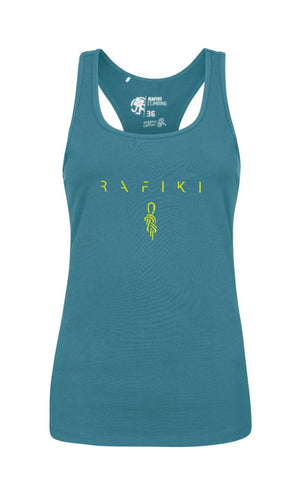 Débardeur pour la randonnée et l'escalade 95% coton biologique pour femme "Rafiki − BABSI" - Planète Rando