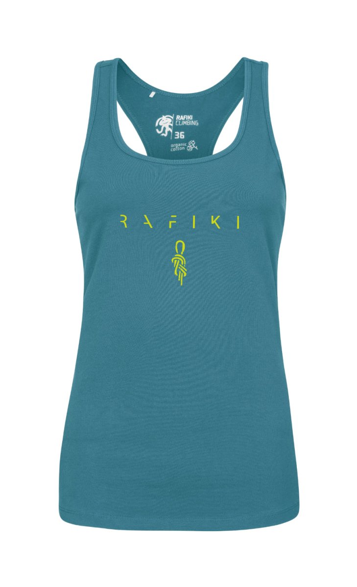 Débardeur pour la randonnée et l'escalade 95% coton biologique pour femme "Rafiki − BABSI" - Planète Rando