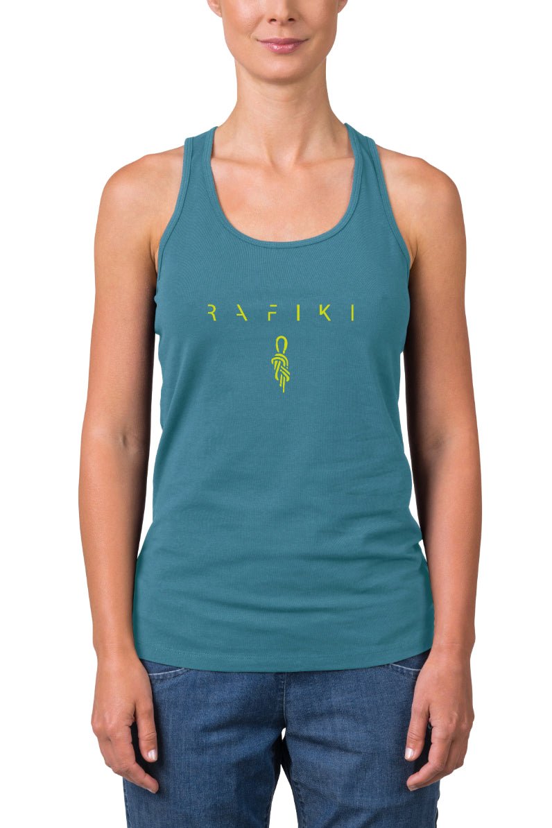 Débardeur pour la randonnée et l'escalade 95% coton biologique pour femme "Rafiki − BABSI" - Planète Rando