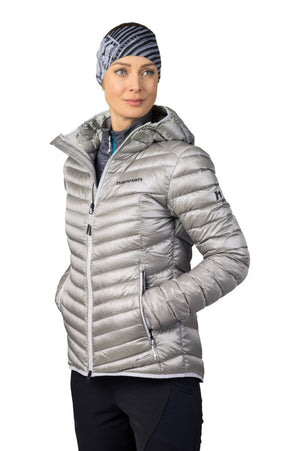 Doudoune en duvet d'oie 750FP certifié bluedesign Airlite DMF, WR "Hannah − ARY" - Planète Rando