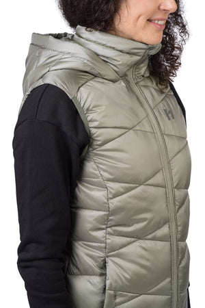 Doudoune / Gilet sans manche 100% Polyamide Airlite ACA avec technologie HL tech down like pour femme "Hannah − BETLIS VEST" - Planète Rando